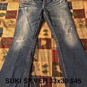 Dark denim Silver jeans 33x30
